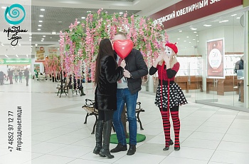 День Святого Валентина в Ярославском Вернисаже, проект компании «Праздные люди»